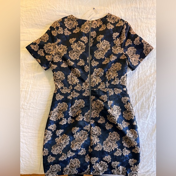 NWT Zumel & Co Navy and Bronze Dress - Picture 3 of 3